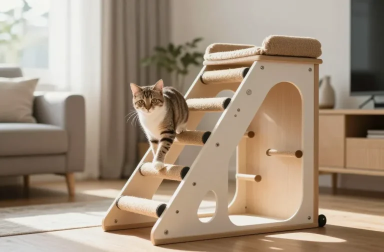 Climb High: 5 Cat Ladder Indoor Ideas for Climbing Fun