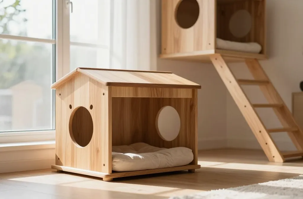 7 Wooden Cat House Indoor Designs to Try That Wow