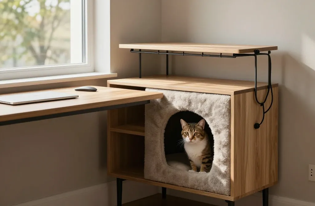 4 Office and Cat Room Ideas for Small Spaces That Wow