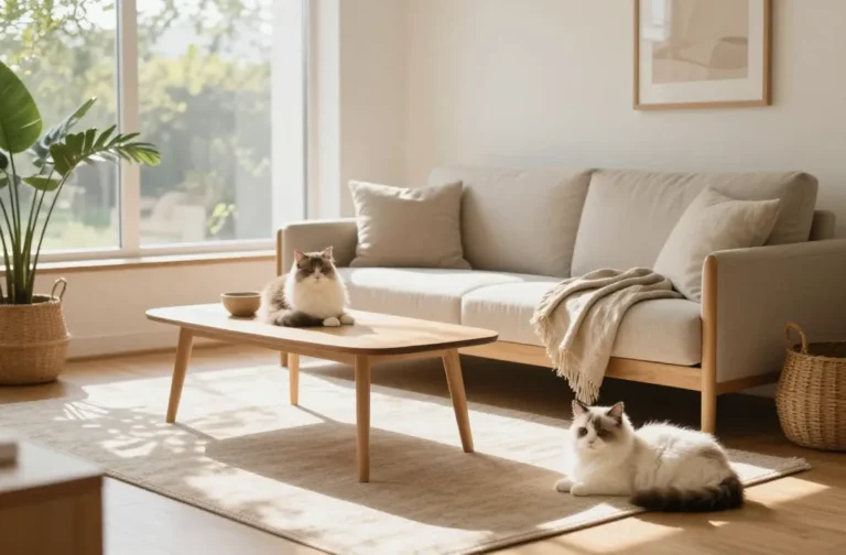 5 Japandi Cat Room Ideas for a Calm Home: Cozy Calm Haven