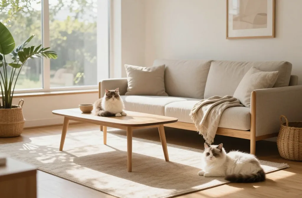 5 Japandi Cat Room Ideas for a Calm Home: Cozy Calm Haven