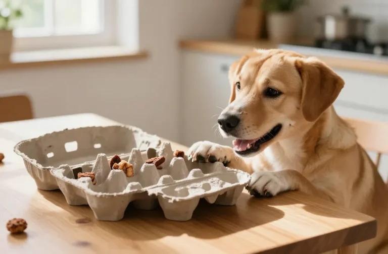 4 Egg Carton Dog Enrichment Games to Try at Home That Wow