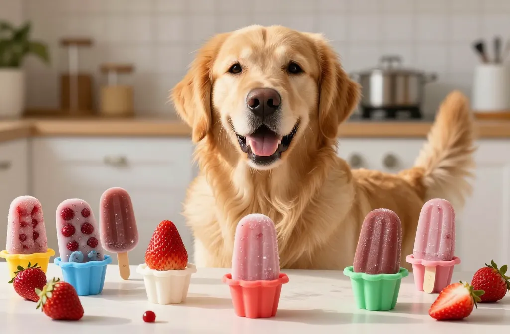 6 Strawberry Frozen Dog Snacks Your Pup Will Love That Buzzes