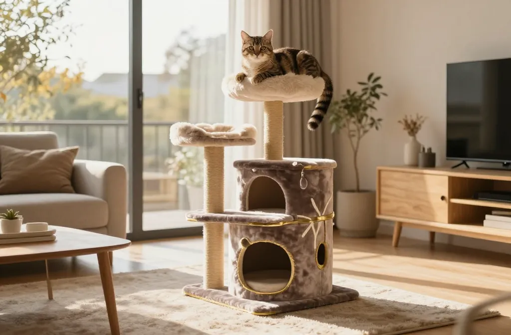 6 Luxury Cat Tree House Ideas for Your Home: Luxe Nook Edition