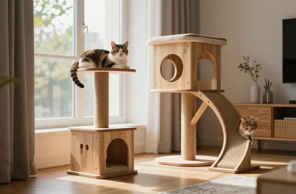 5 Wood Cat Scratcher Ideas for Stylish Cat Spaces That Wow