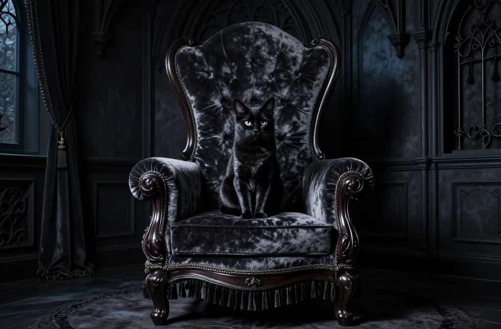 5 Gothic Cat Furniture Ideas for Unique Homes: Purrfect Dark Glam