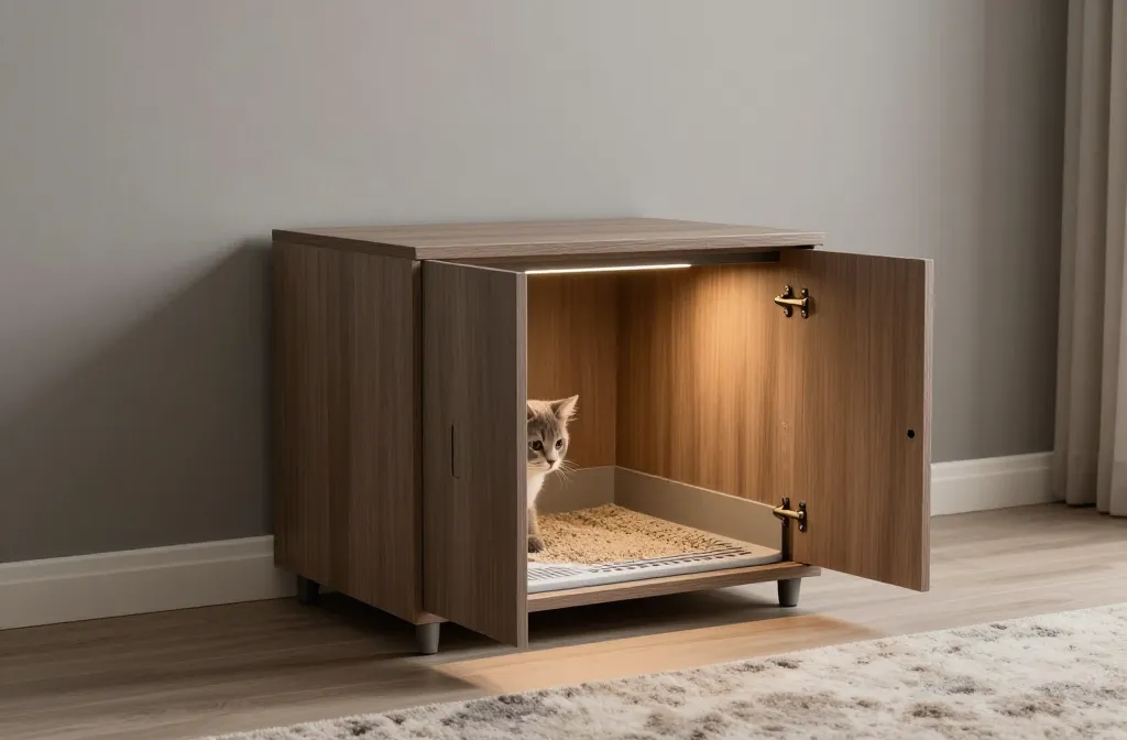 6 Enclosed Cat Litter Box Ideas for Discreet Spaces: Sleek & Hidden