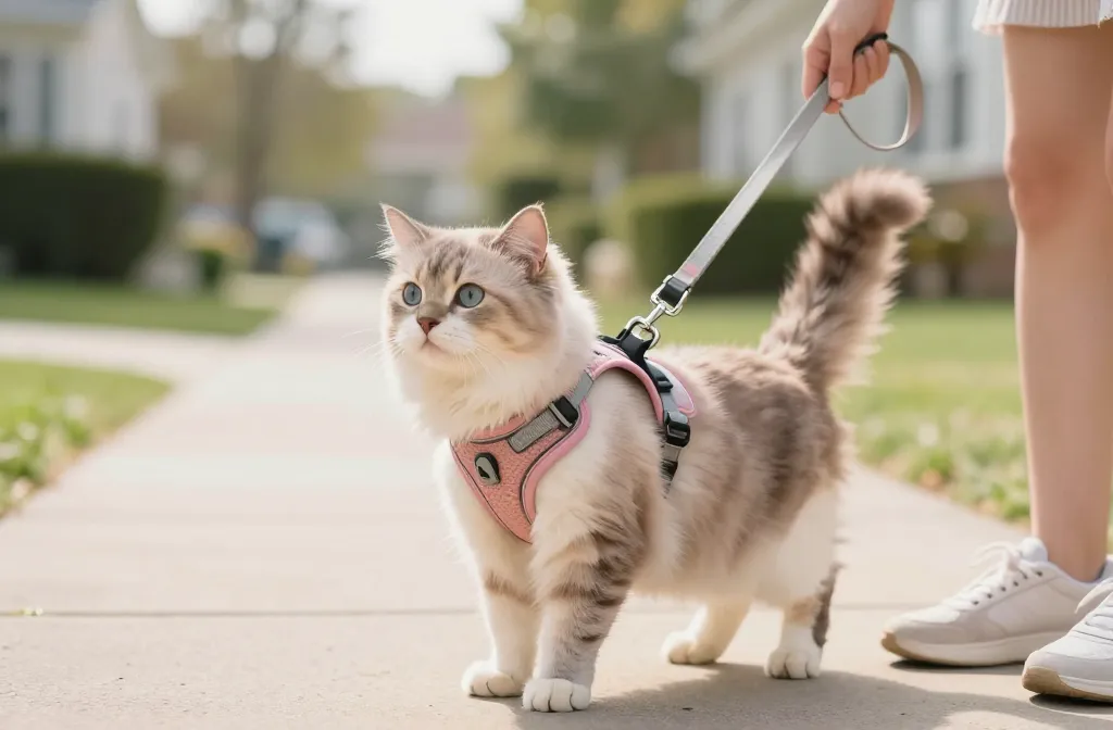 4 Harness Training Cat Tips for Easy Walks: Calm Cats Ahead