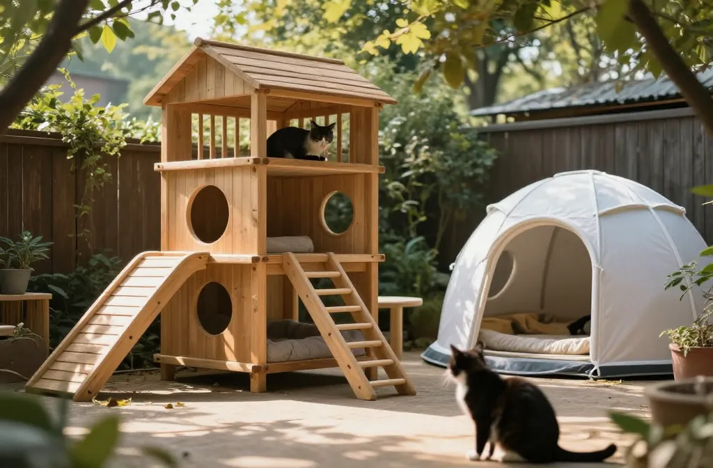 7 Outdoor Cat House Ideas for Multiple Cats You’Ll Love