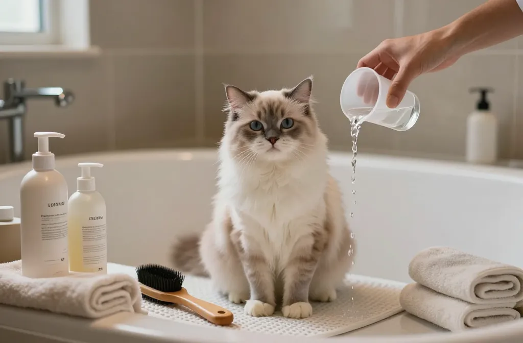 6 Tips on How to Give a Cat a Bath You’Ll Love